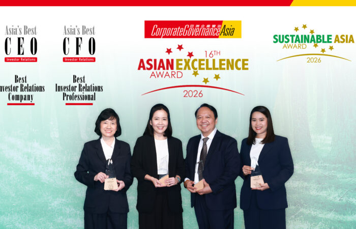 Thaioil received 5 Prestigious Honors at the Asian Excellence Award 2026