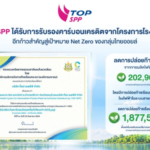 TOP SPP ได้รับการรับรองคาร์บอนเครดิตจากโครงการโรงไฟฟ้าอีกก้าวสำคัญสู่เป้าหมาย Net Zero ของกลุ่มไทยออยล์